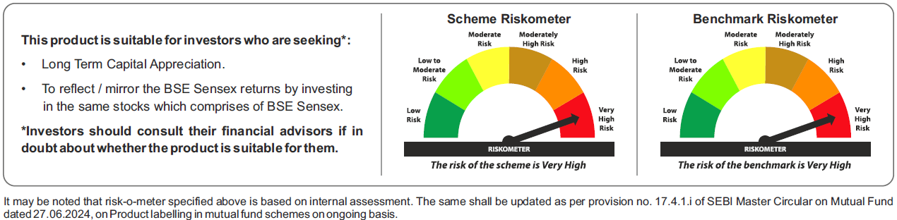 Tata BSE Sensex Index Fund Risk-o-meters