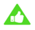 UPI Payment Confirmation with Green Thumb Icon