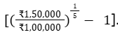 cagr calculation for example