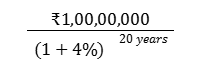 inflation over 20 years 4%