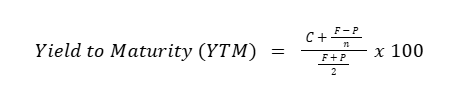 yield to maturity formula