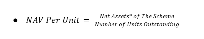 nav per unit formula